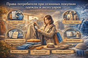 Права потребителя при сезонных покупках одежды и аксессуаров: что важно знать заранее